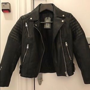 Authentic All Saints Leather Jacket NWT ✨